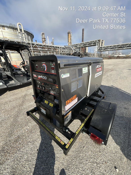 2024 Lincoln Electric LE400 Kubota V1505, Trlr, Cable Rack, Light Kit, ES Decals, T3