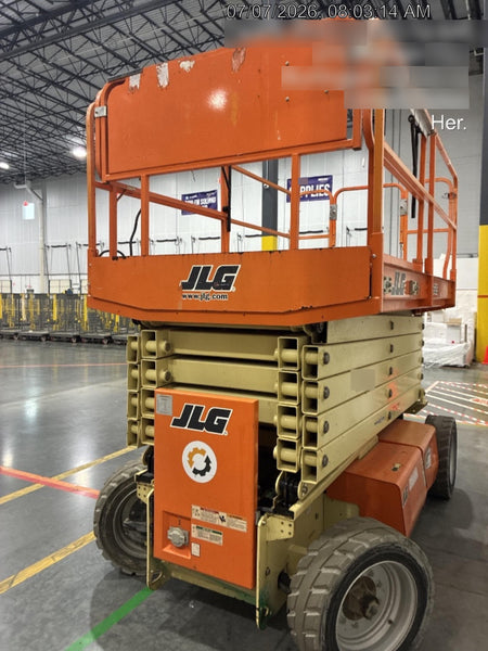 2019 JLG 4069LE Solid Non Marking Tires, Rotating Beacon