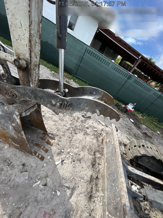 2019 Takeuchi TB290 Cab, AC, Rubber Tracks, Dozer Blade, Travel Alarm, Control Pattern Change Valve, Auxiliary Hydraulics w/18" Quick Coupler Bucket with teeth, 6.2 cu. ft. capacity/24" Quick Coupler Bucket with teeth, 8.6 cu. ft. capacity/36" Quick Coupler Bucket with teeth, 13.4 cu. ft. capacity, Quick Coupler, Hydraulic Thumb Installed
