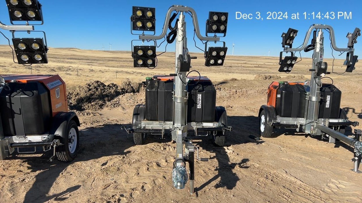 2024 Wanco WLTT-4MM4K Diesel, Deep Sea Controller, Shore Power Plug, Auto Start, (4) 350W LED Floodlights, 4kW Generator, 60 Gal Fuel Tank, 2" Ball, T3