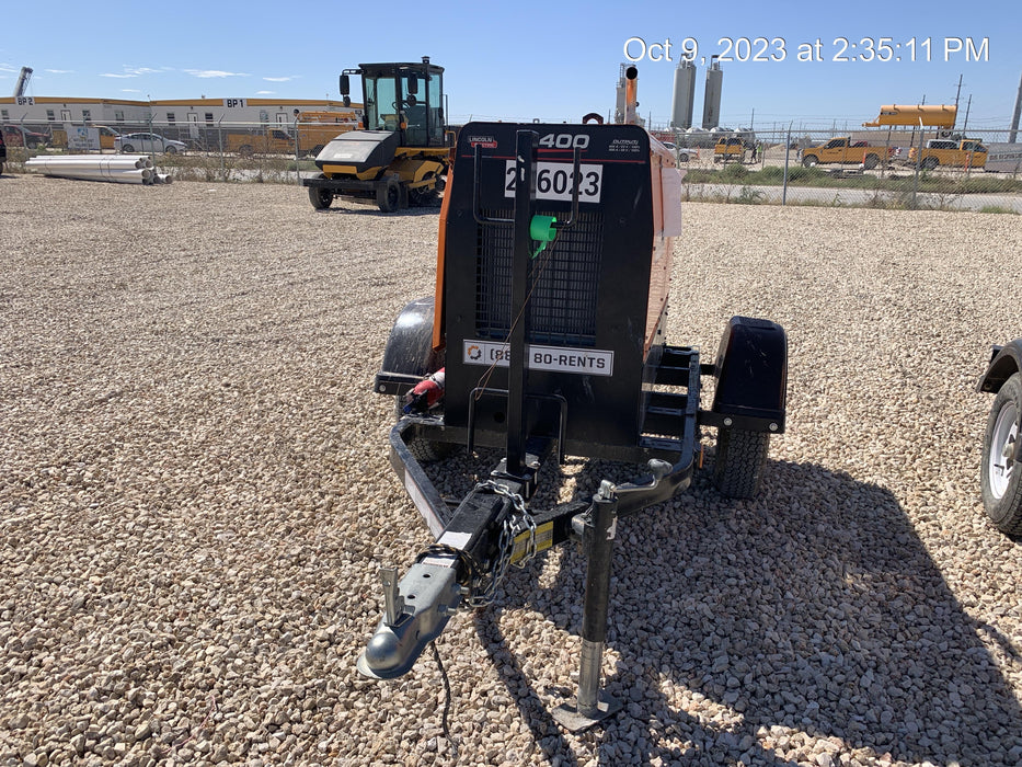 2022 Lincoln Electric LE400 Kubota V1505, Trlr, Cable Rack, Light Kit, ES Decals, T3