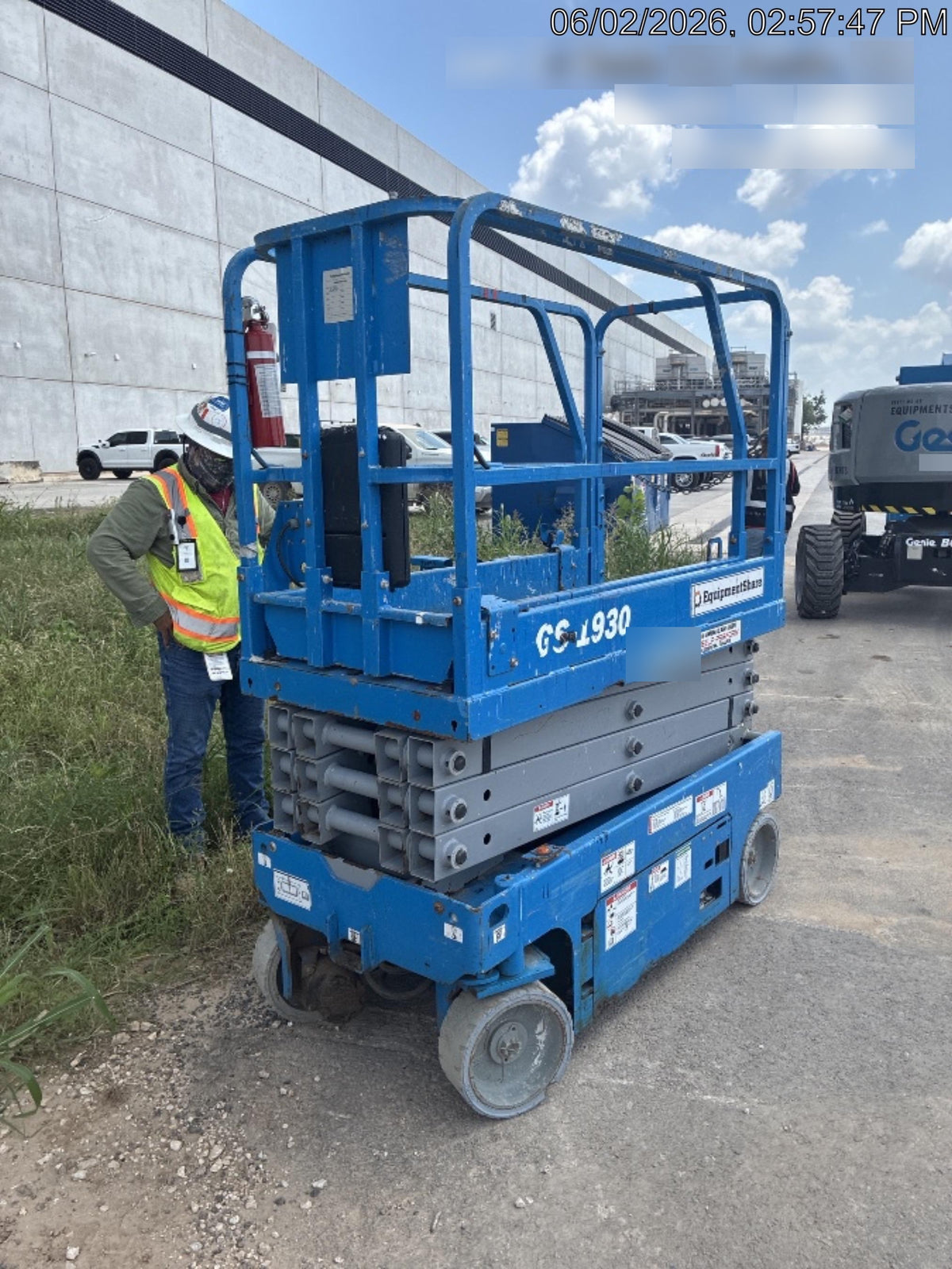 2019 Genie GS-1930 Fixed rails with chain Entry