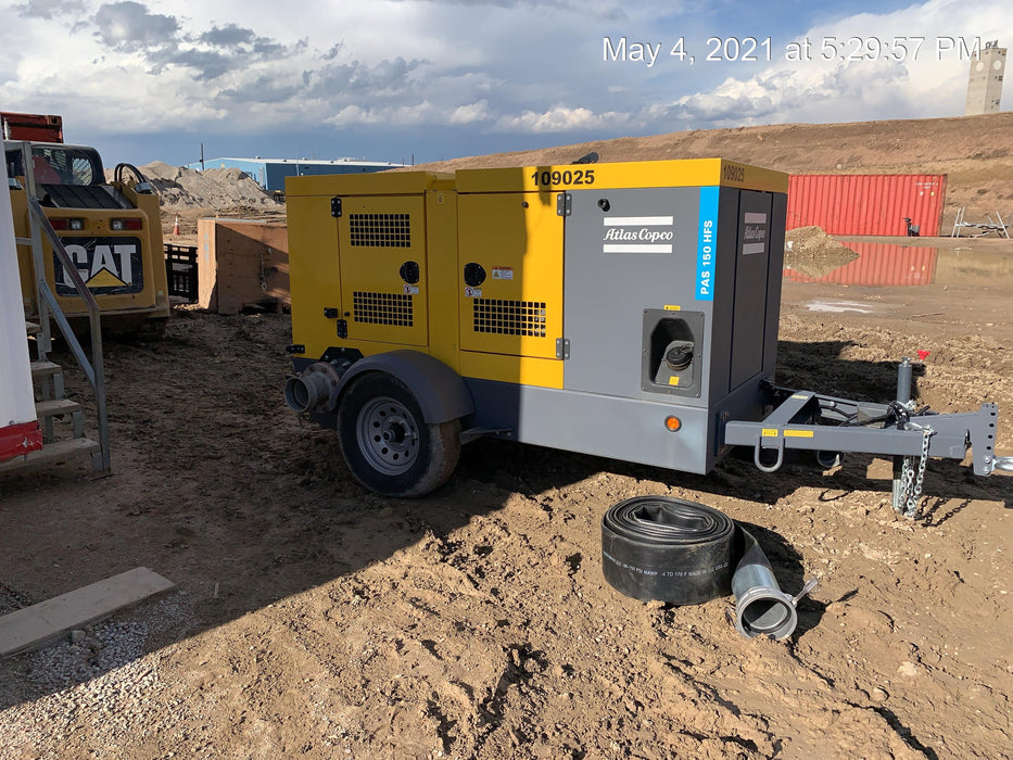 2020 ATLAS COPCO PAS 150 HF CS Enclosed