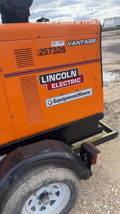 2022 Lincoln Electric Vantage 549X Crosslink Technology, Trailer Mounted, ES Decals, T3