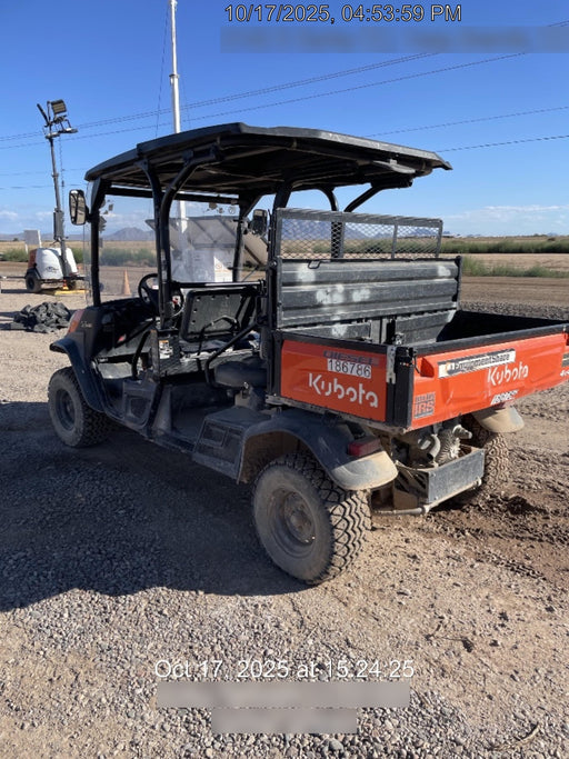 2021 Kubota RTV-X1140W-H Plastic Canopy, Windshield Acrylic Clear, LED Strobe Light, Wire Harness Kit, Back up Alarm