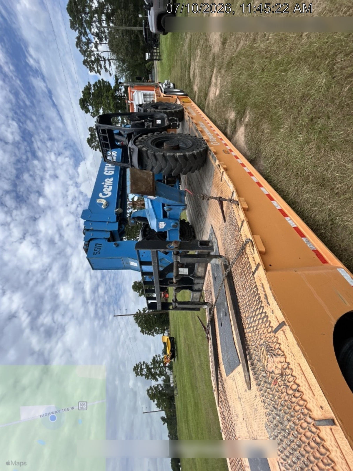 2017 Genie GTH-1056 Genie GTH1056, Solid Tires, 60" carriage, Open ROPS