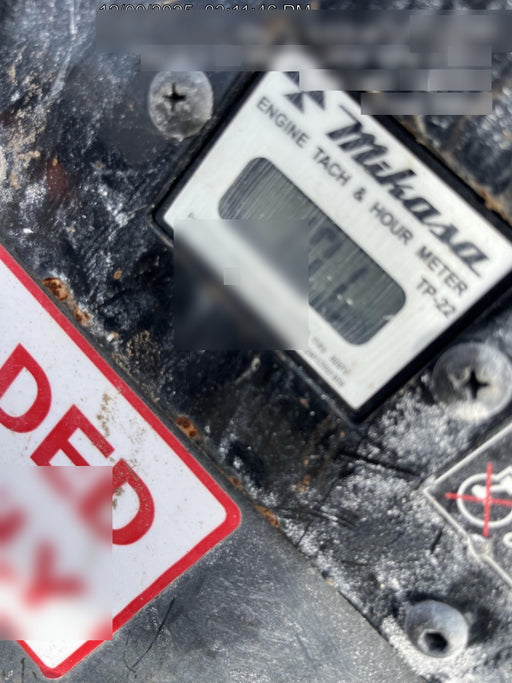 2023 Multiquip MV308GH Honda GX270, 18" Plate, Tachometer