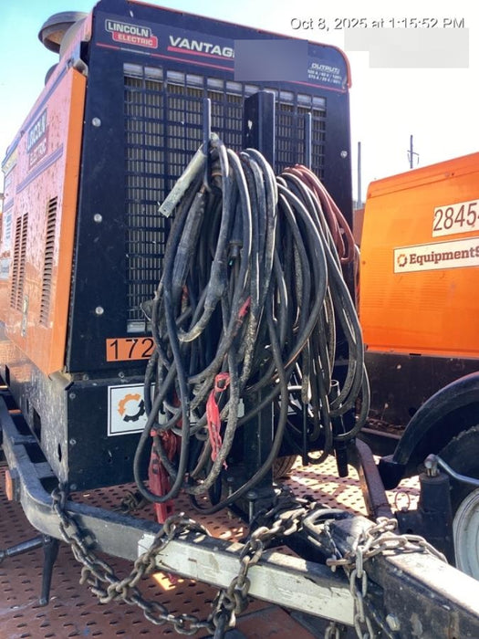 2021 Lincoln Electric Vantage 549X Ready Pak 3, ORANGE (includes trailer, cable rack, fender light kit)