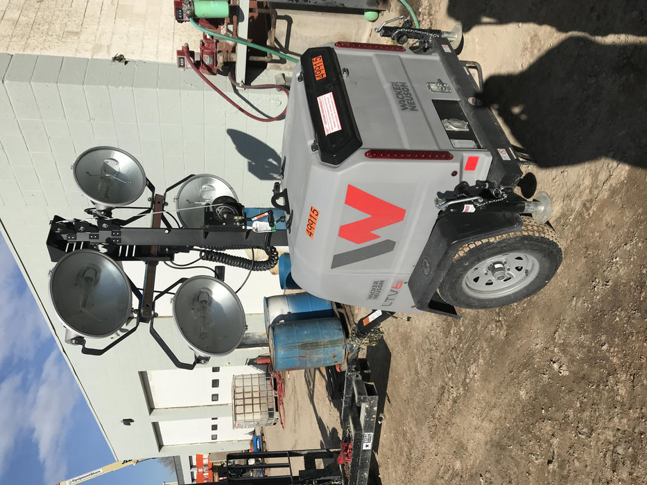 2019 Wacker Neuson LTV6L-MH Mobile Light Tower w/Fuel Level Sensor Installed