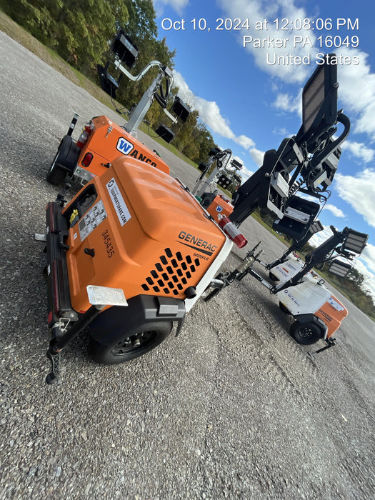 2023 Generac MLT2 Diesel, Flex Switch 120V Input, Powerzone Controller, (4) 320W LED Lights, 4kW Generator, 39.9 Gal Fuel Tank, 2" Ball, T3
