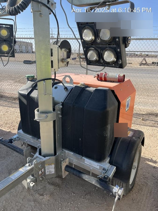 2024 Wanco WLTT-4MM4K Diesel, Deep Sea Controller, Shore Power Plug, Auto Start, (4) 350W LED Floodlights, 4kW Generator, 60 Gal Fuel Tank, 2" Ball, T3