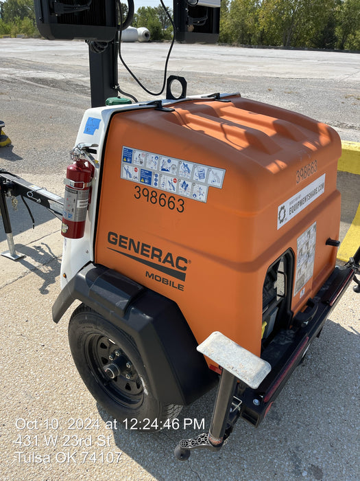 2024 Generac MLT2 Diesel, Flex Switch 120V Input, Powerzone Controller, 
(4) 320W LED Lights, 4kW Generator, 39.9 Gal Fuel Tank, 2" Ball, T3