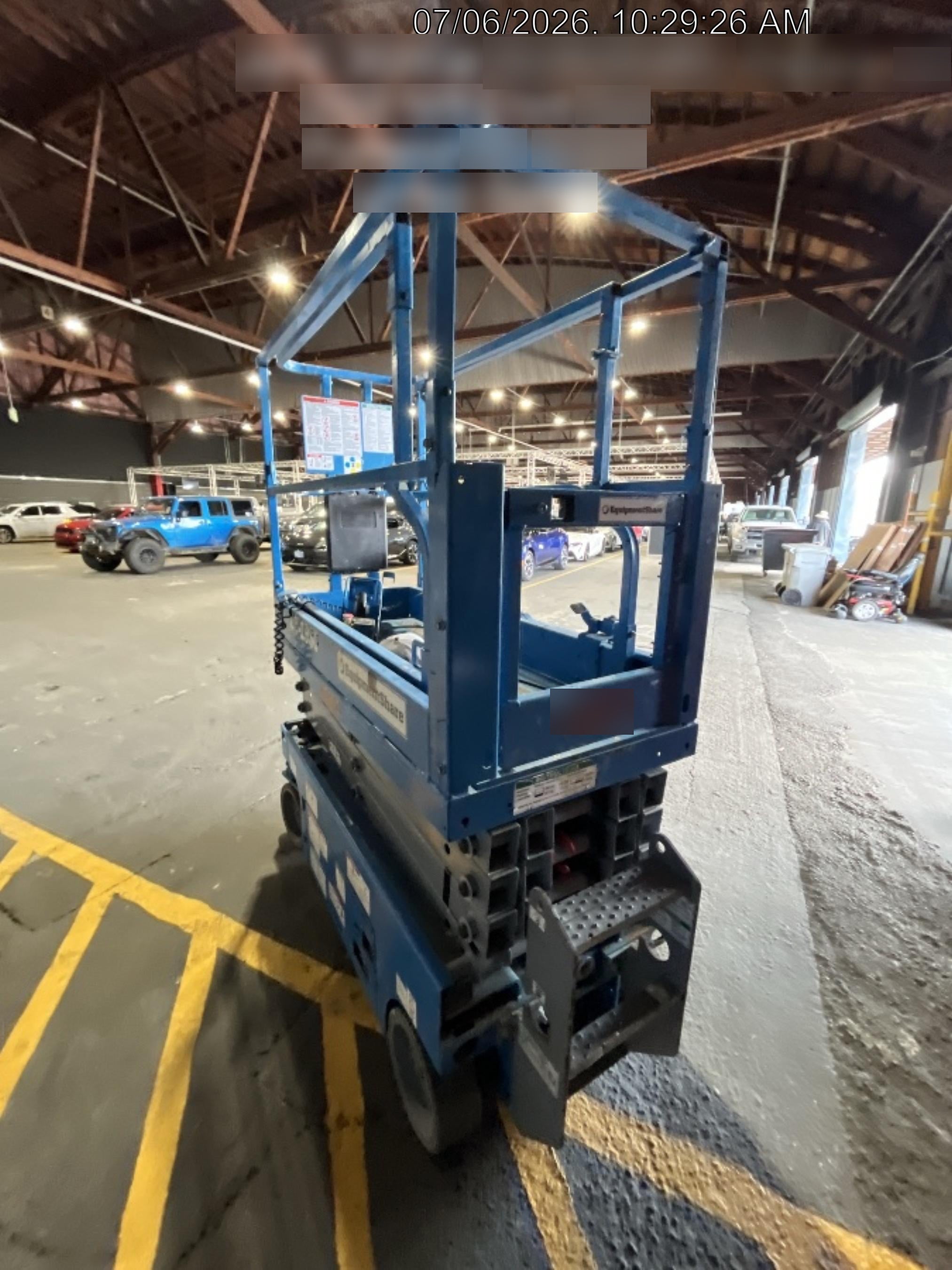 2020 Genie GS-1930 Solid Non Marking Tires, Beacon, Folding rails with half height swing gate, 800W Inverter