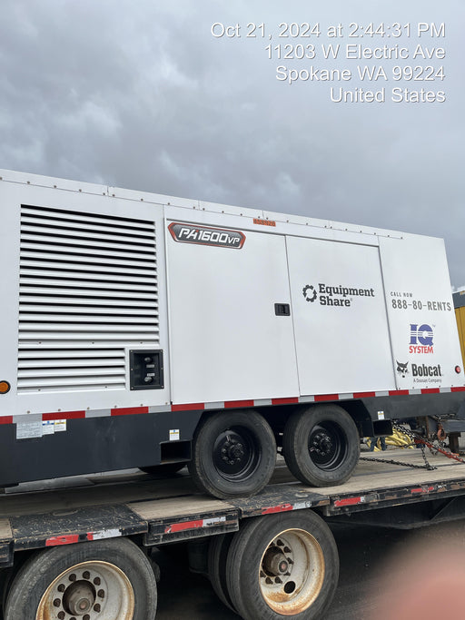 2025 BOBCAT PA1600VPWCU-T4F