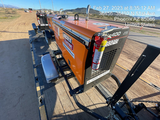 2023 Lincoln Electric LE400 Kubota V1505, Trlr, Cable Rack, Light Kit, ES Decals, T3