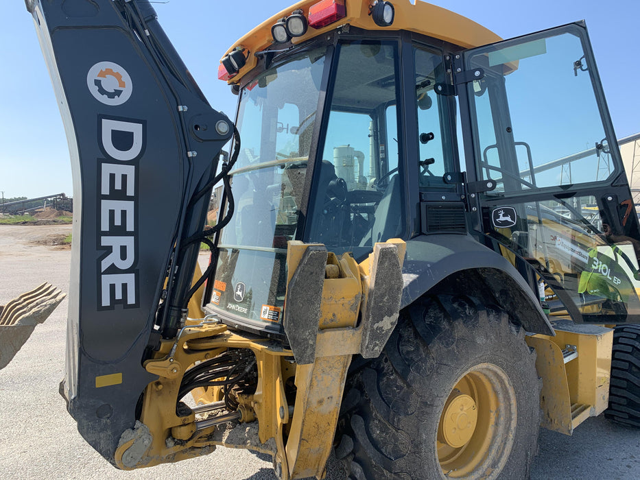 2020 John Deere 310LEP Cab/Heat/Air, 4WD, Standard Stick, Pilot Controls, 2 Way Hydraulics, TAG Manual QC