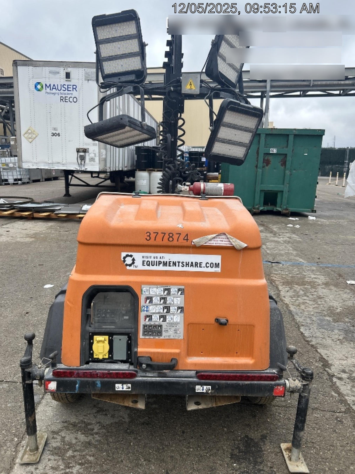2023 Generac MLT2 Diesel, Flex Switch 120V Input, Powerzone Controller, 
(4) 320W LED Lights, 4kW Generator, 39.9 Gal Fuel Tank, 2" Ball, T3