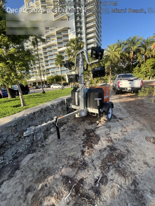 2023 Wanco WLTT-4MM4K Diesel, Deep Sea Controller, Shore Power Plug, Auto Start, (4) 350W LED Floodlights, 4kW Generator, 60 Gal Fuel Tank, 2" Ball, T3