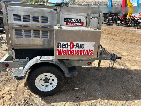2020 Multiquip DLW400ESA4 400 amp Welder, 14kW, 120/240V, T4F Kubota, Trailer