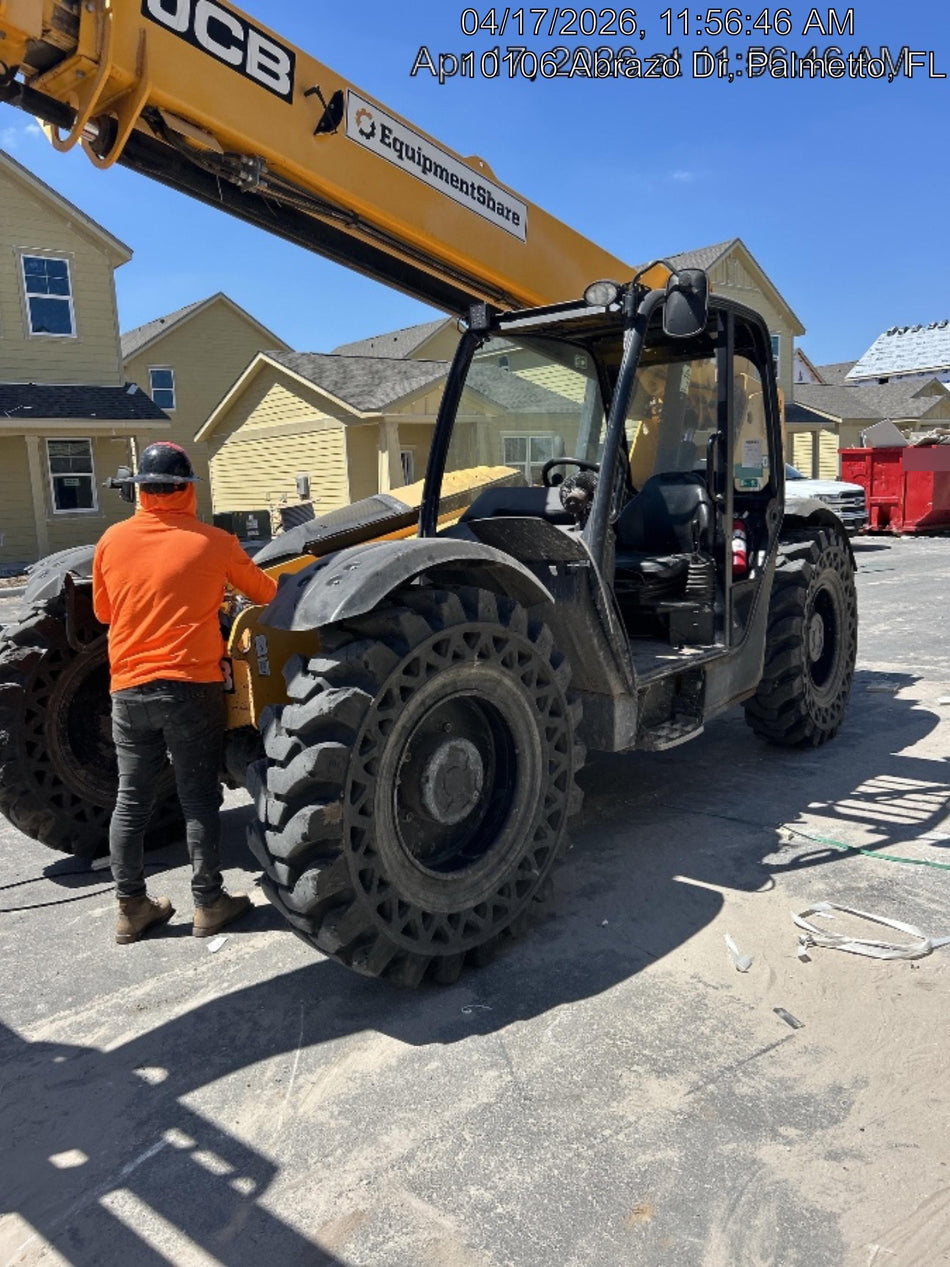 2020 JCB 509-42 Canopy, Solid Tires, Work Lights, Beacon, Aux Hydraulics, Back up Alarm, Lifting Eye, ES Decals
