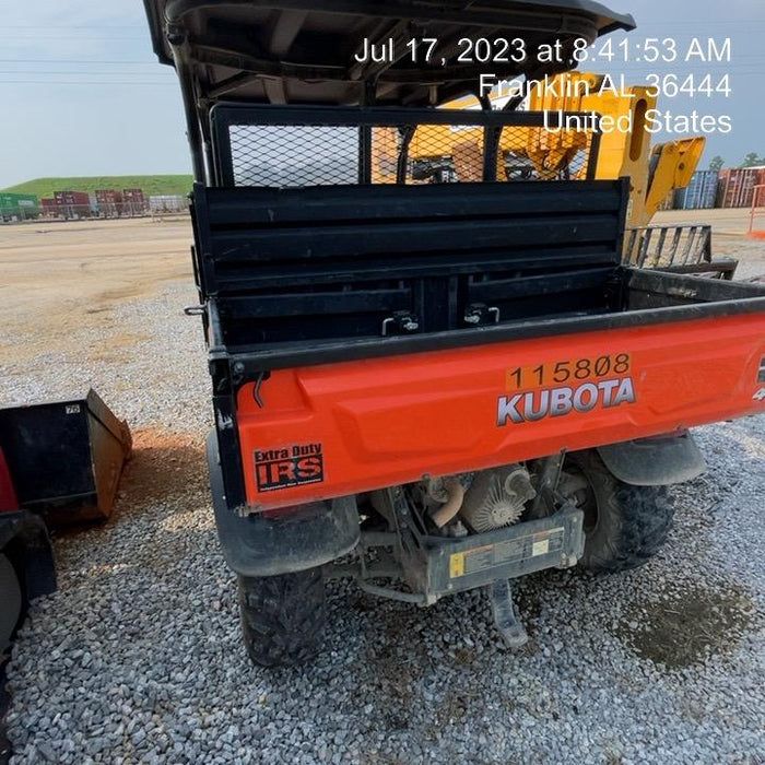 2020 Kubota RTV-X1140W-H 4wd Utility Cart, 4 Seat, Diesel, LED Strobe, Windshield Tempered Glass, Plastic Canopy, Wire Harness Kit, Backup Alarm