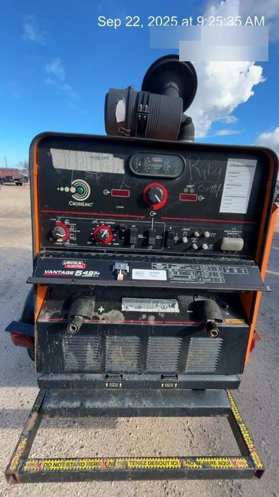 2021 Lincoln Electric Vantage 549X Ready Pak 3, ORANGE (includes trailer, cable rack, fender light kit)