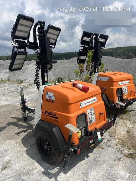 2024 Generac MLT2 Diesel, Flex Switch 120V Input, Powerzone Controller, 
(4) 320W LED Lights, 4kW Generator, 39.9 Gal Fuel Tank, 2" Ball, T3