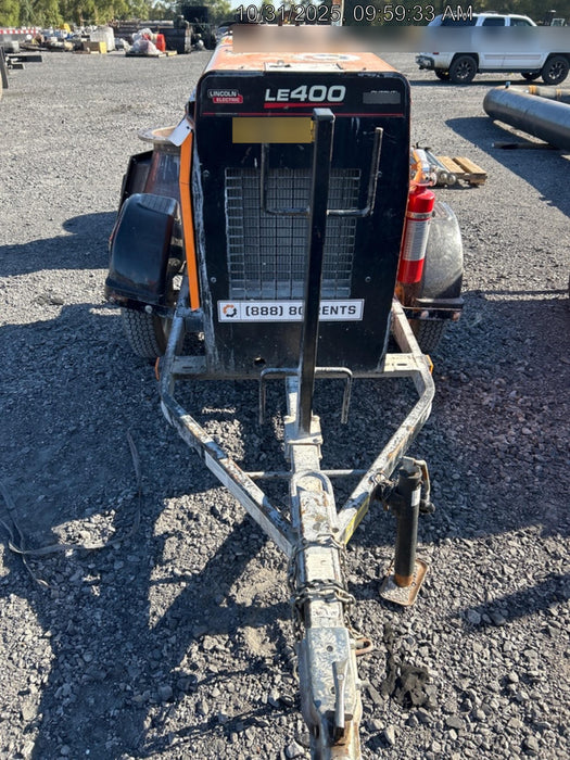 2022 Lincoln Electric LE400 Kubota V1505, Trlr, Cable Rack, Light Kit, ES Decals, T3