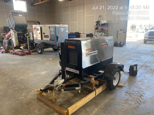 2022 Lincoln Electric Vantage 322 Trlr Mounted, Cable Rack, Light Kit