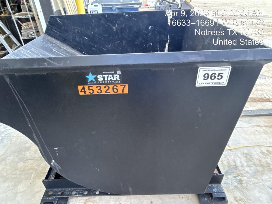 2024 STAR INDUSTRIES M-1820 - Self-Dump Hopper