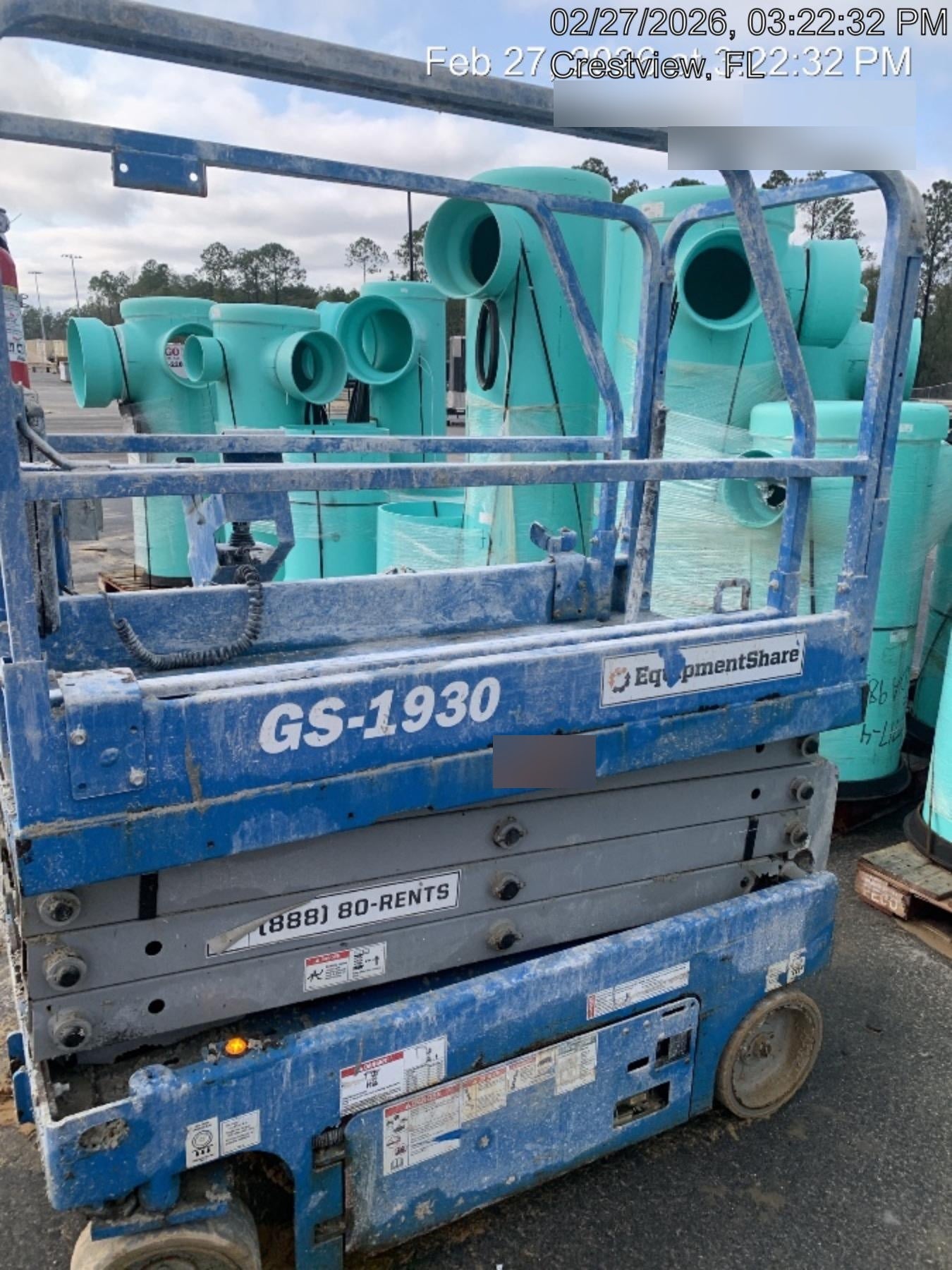 2020 Genie GS-1930 Fixed rails with chain entry gate - Pre A92.20