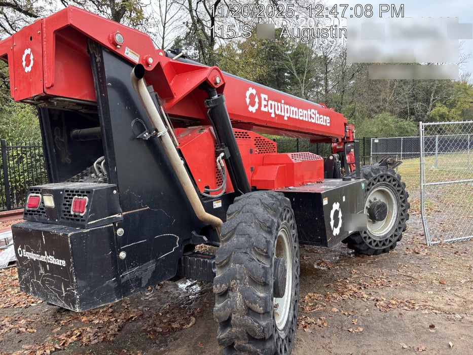 2019 Manitou MTA10055 Canopy, 120 HP, Solid Tires, Work Lights, Lift Hook, Auxiliary Hydraulics 66" Carriage and 60" Forks