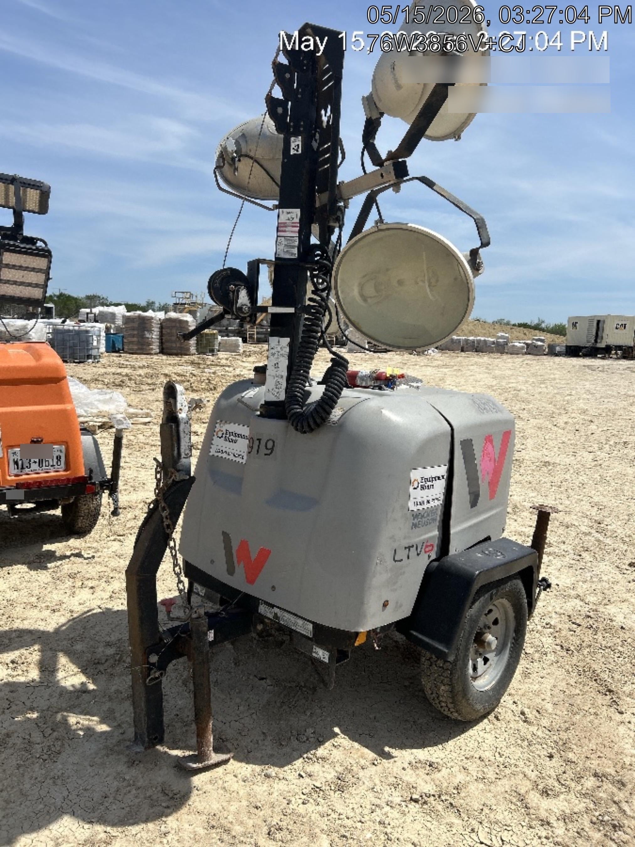 2018 Wacker Neuson LTV6L-MH Wacker Neuson LTV6L Towable Light Tower
