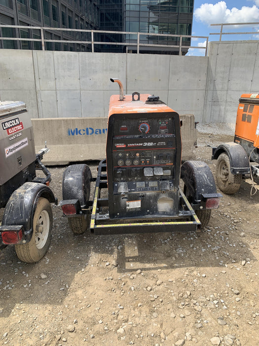 2021 Lincoln Electric Vantage 322 Vantage 322 Ready Pak 3 w/ Decals, ORANGE (includes trailer, cable rack, fender light kit) NO Telematics