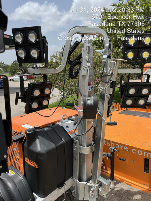 2024 Wanco WLTT-4MM4K Diesel, Deep Sea Controller, Shore Power Plug, Auto Start, (4) 350W LED Floodlights, 4kW Generator, 60 Gal Fuel Tank, 2" Ball, T3