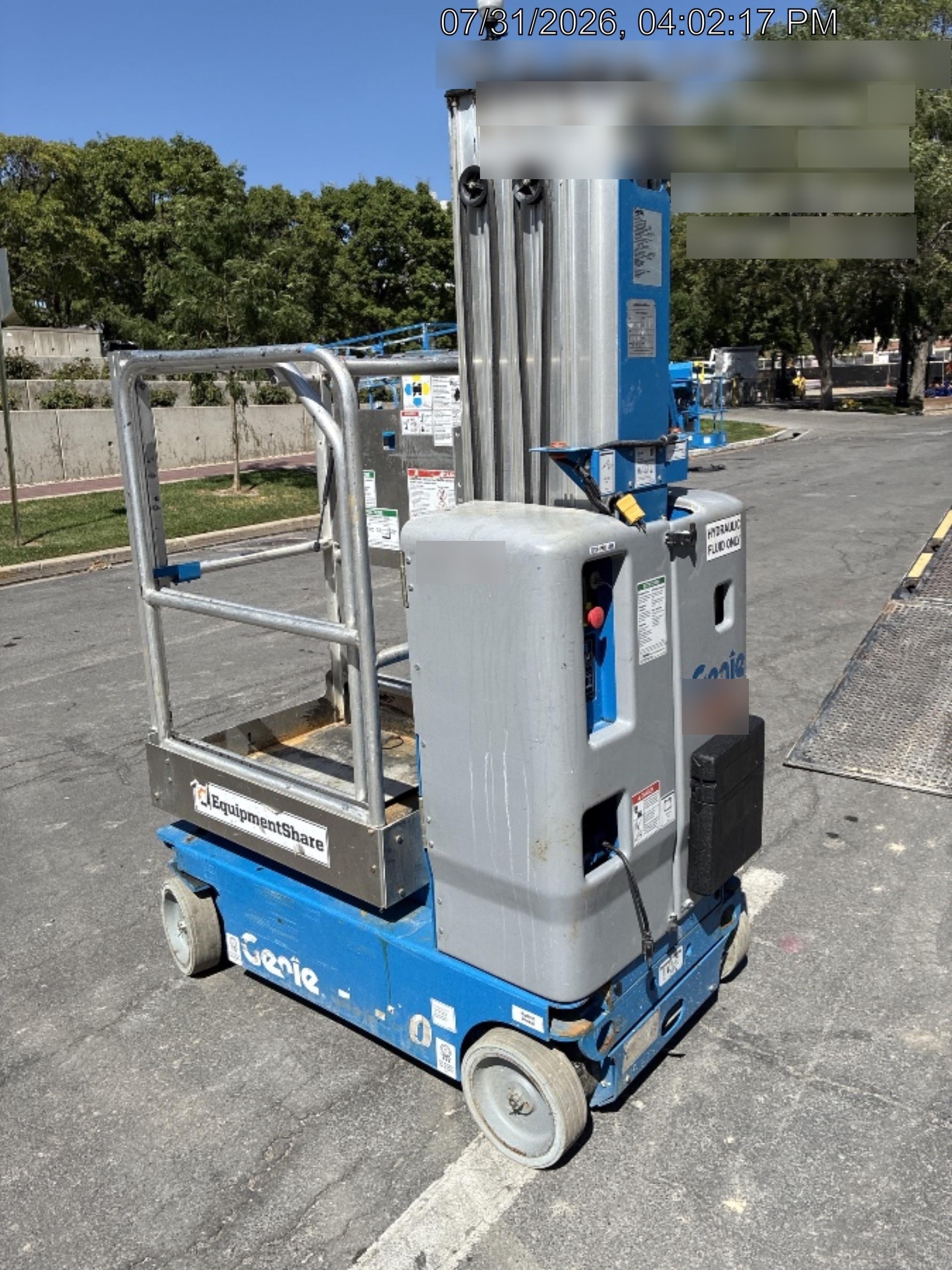 2019 GENIE GR-20