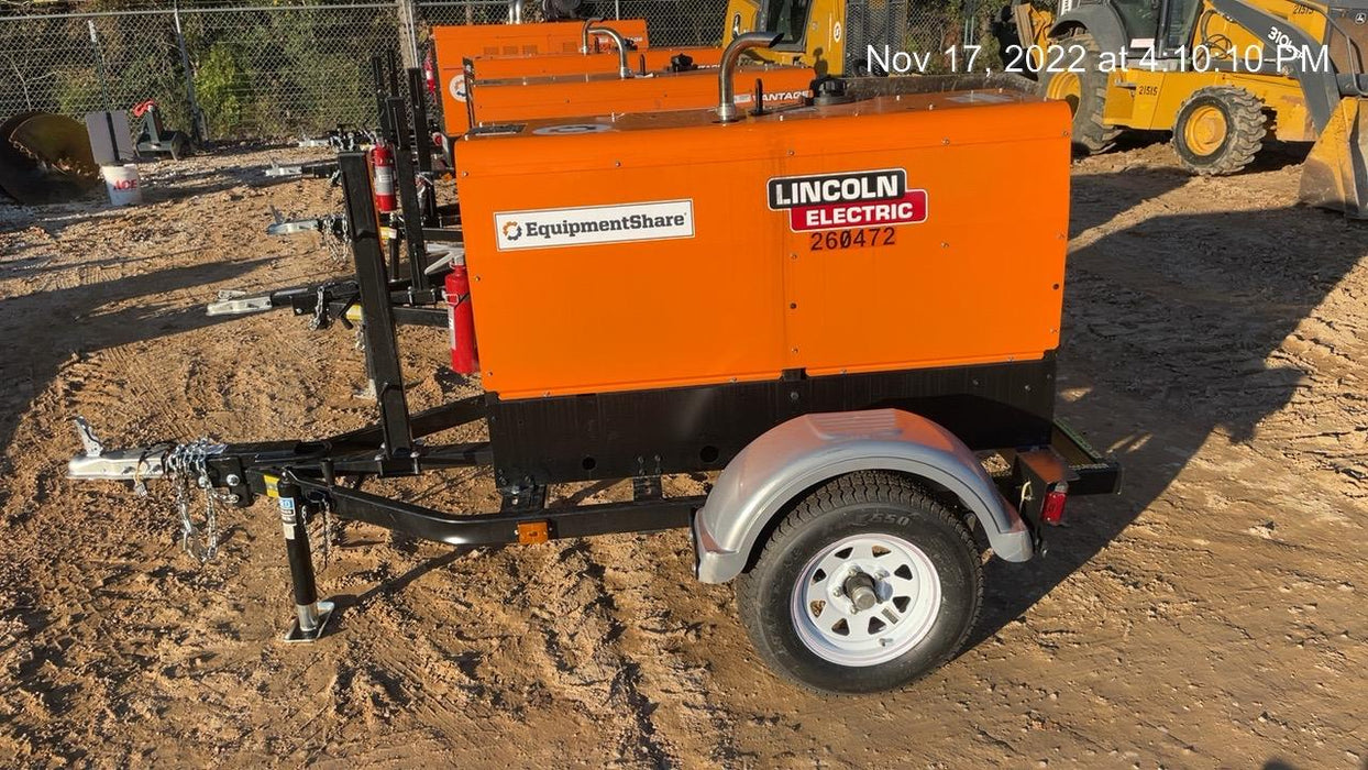 2022 Lincoln Electric LE400 Kubota V1505, Trlr, Cable Rack, Light Kit, ES Decals, T3