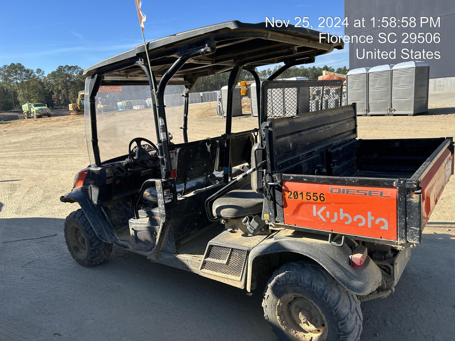 2022 Kubota RTV-X1140W-H Plastic Canopy, Windshield Acrylic Clear, LED Strobe Light, Wire Harness Kit, Back up Alarm