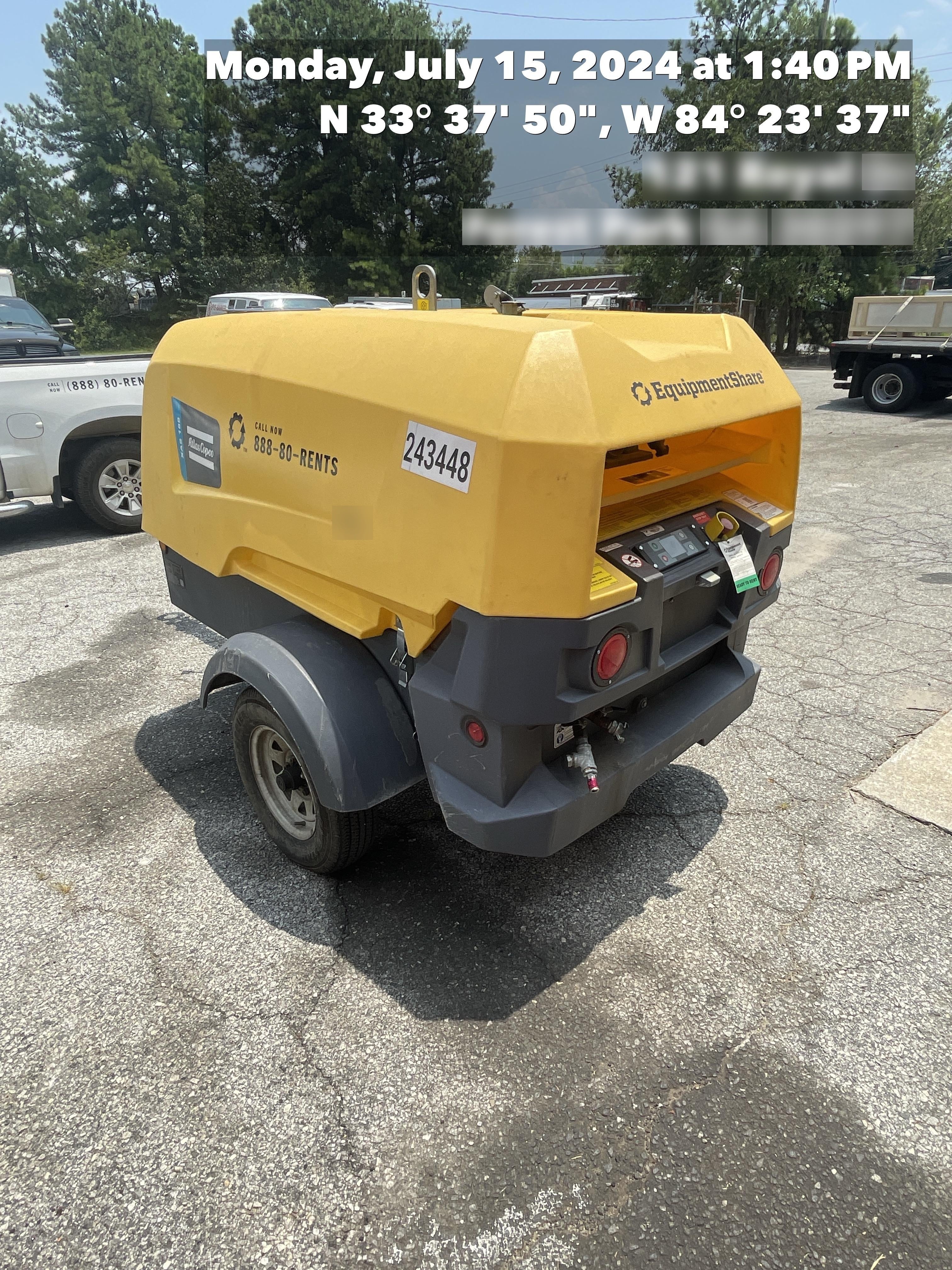 2022 ATLAS COPCO XAS188 CWK