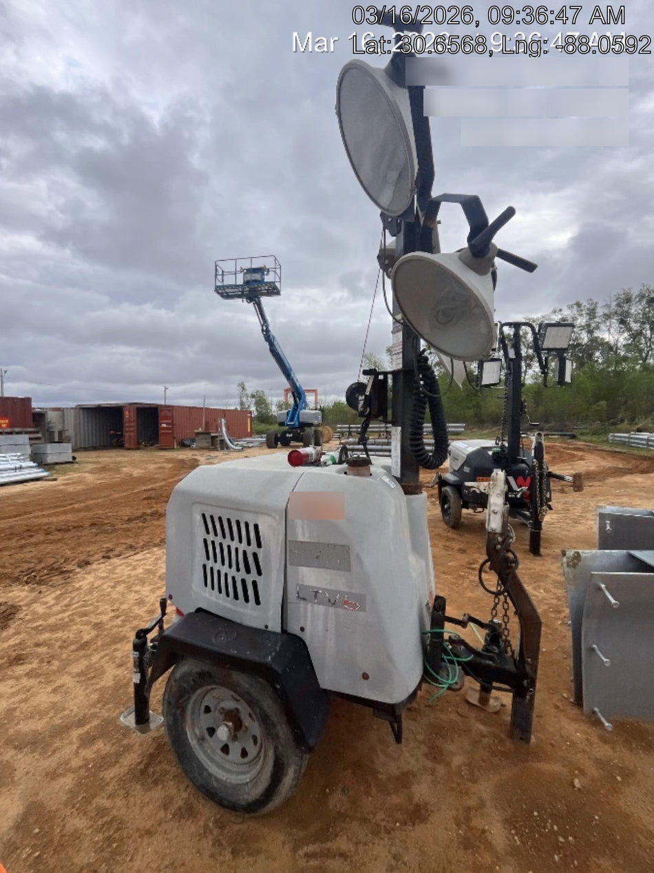2018 Wacker Neuson LTV6L-MH Wacker Neuson LTV6L Mobile Light Tower w/Fuel Level Sensor Installed