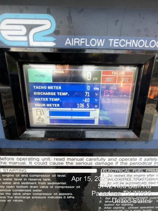 2025 AIRMAN PDSF375DP-6E1