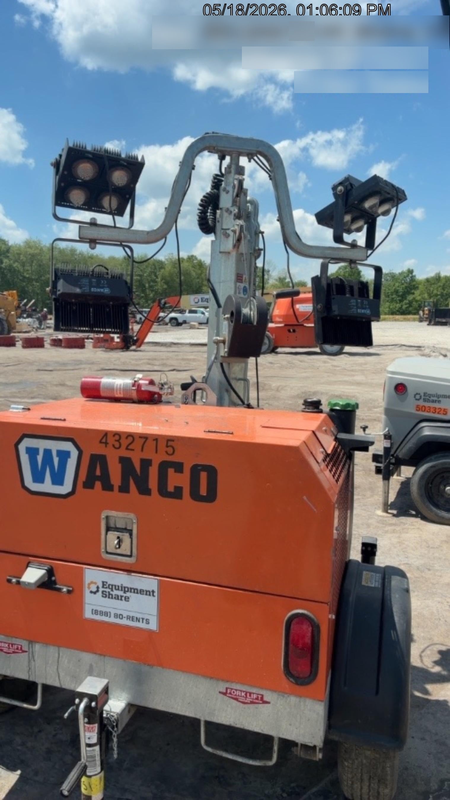 2024 Wanco WLTT-4MM4K Diesel, Deep Sea Controller, Shore Power Plug, Auto Start, (4) 350W LED Floodlights, 4kW Generator, 60 Gal Fuel Tank, 2" Ball, T3