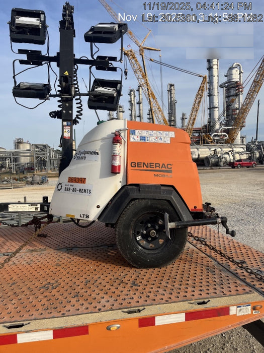 2023 Generac MLT2 Diesel, Flex Switch 120V Input, Powerzone Controller, 
(4) 320W LED Lights, 4kW Generator, 39.9 Gal Fuel Tank, 2" Ball, T3