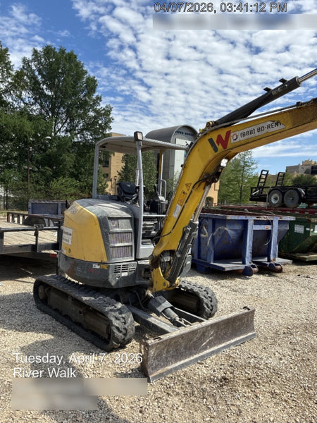 2020 Wacker Neuson EZ36 MX,TRK,LONG,CANOPY w/QC Coupler, 12"/18"/24" HD Buckets