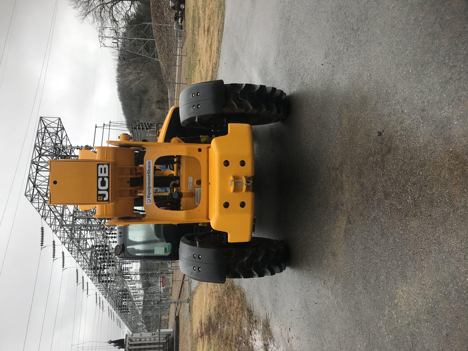 2018 JCB 510-56 74 HP w/CAB/HVAC, Beacon, Worklights, Aux Hydraulics, Solid Tires