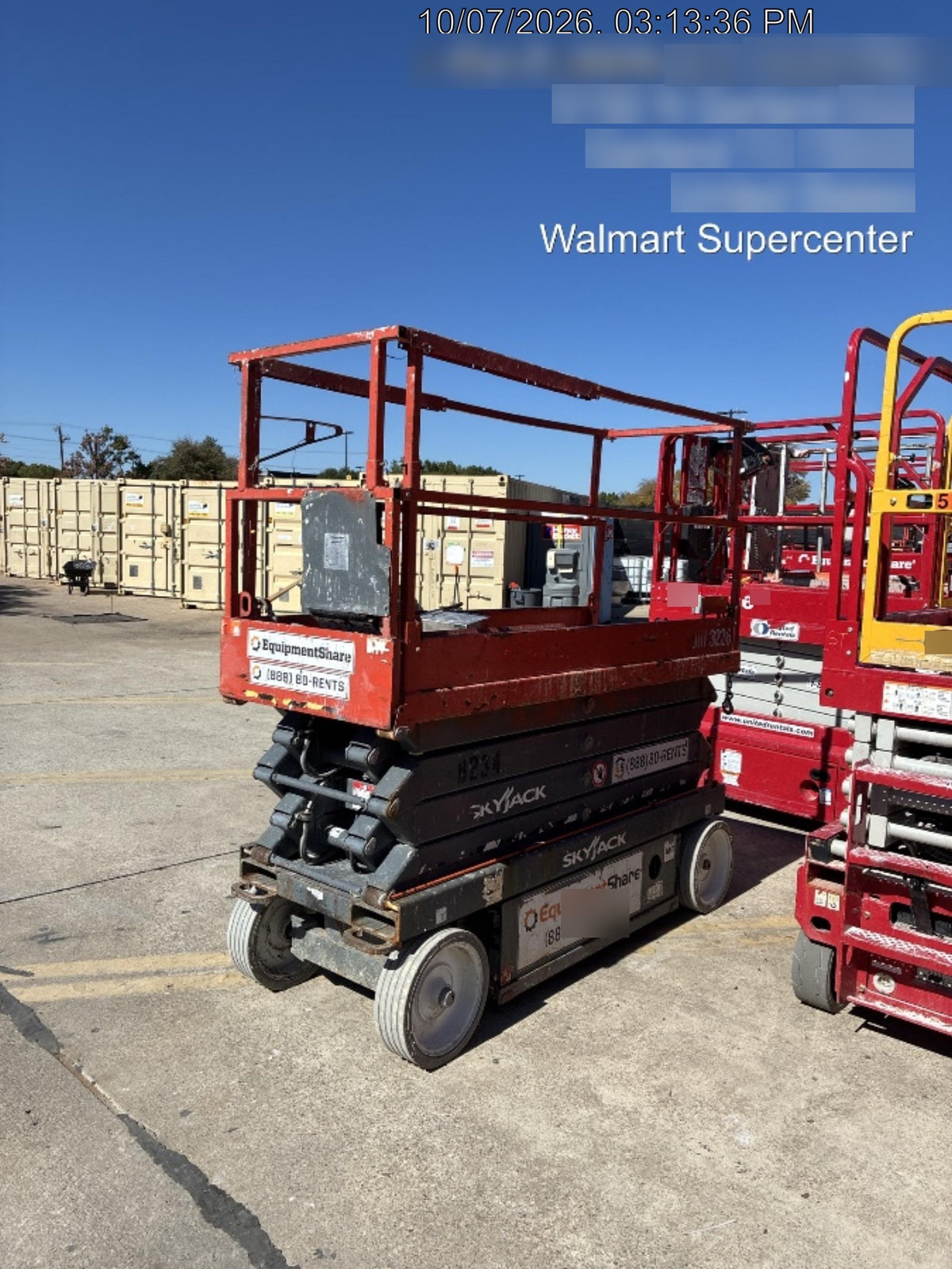 2018 Skyjack SJIII-3226 Skyjack SJIII3226 Scissor Lift w/Trojan Batteries