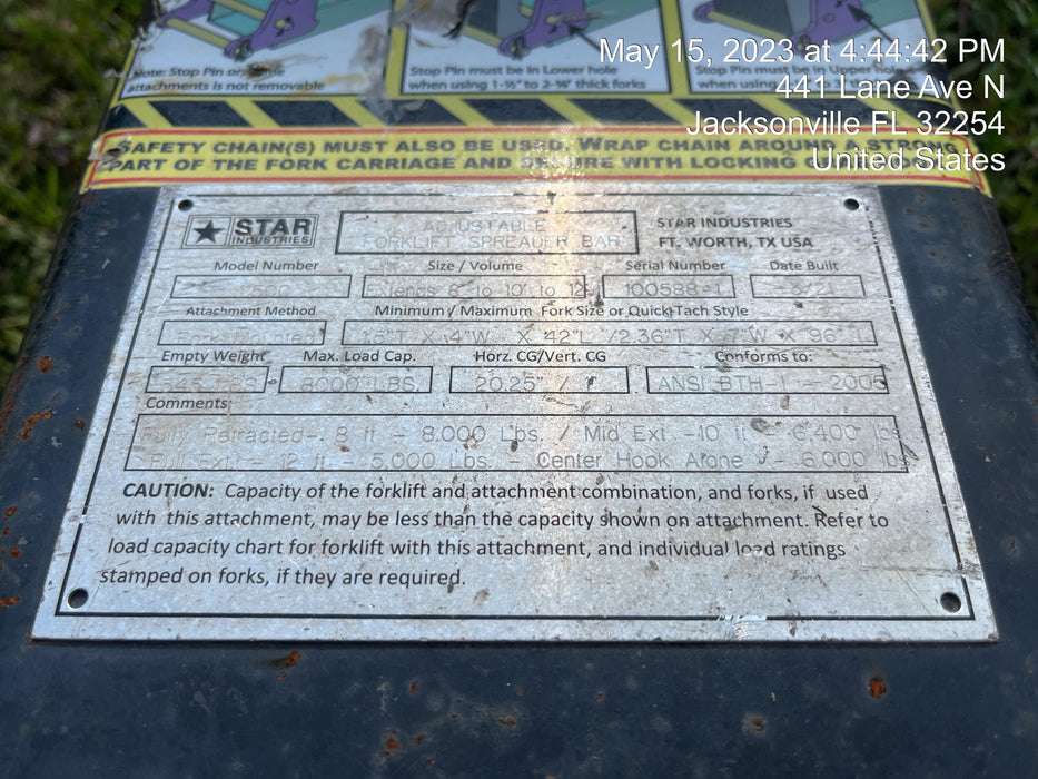 2021 STAR INDUSTRIES 1150C