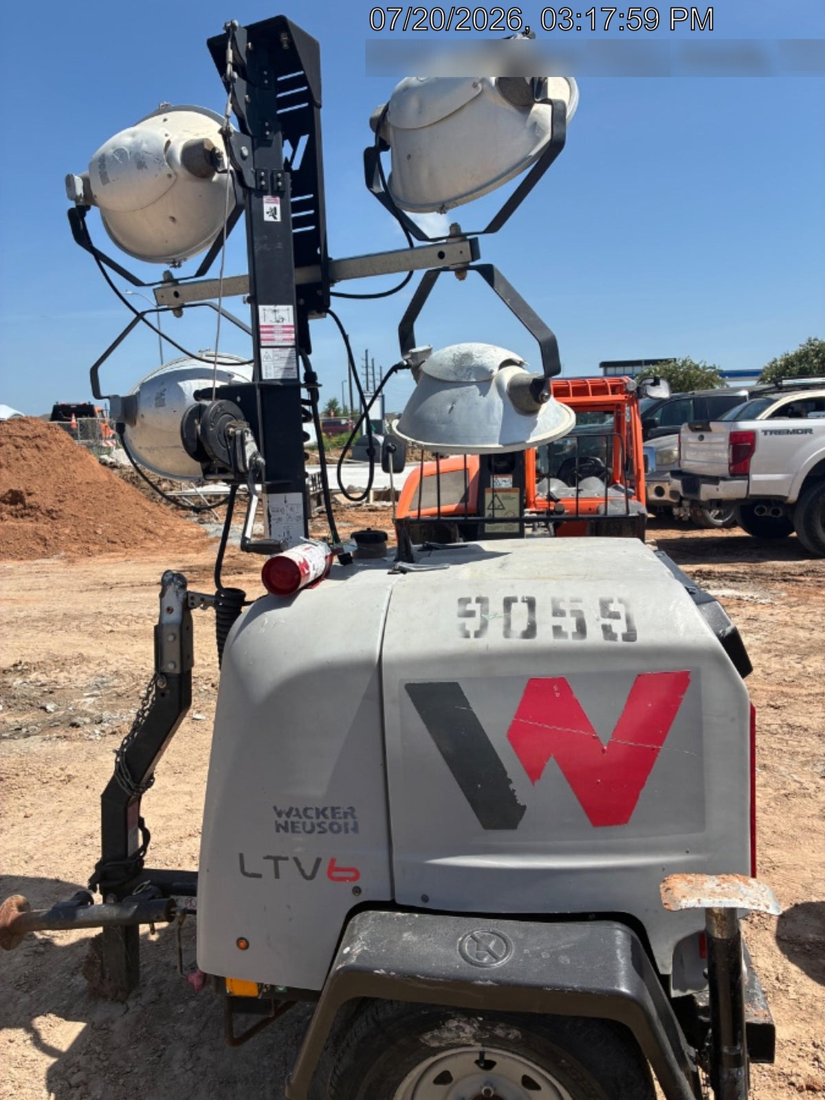 Wacker Neuson LTV6K-MH Wacker Neuson LTV6L Towable Light Tower