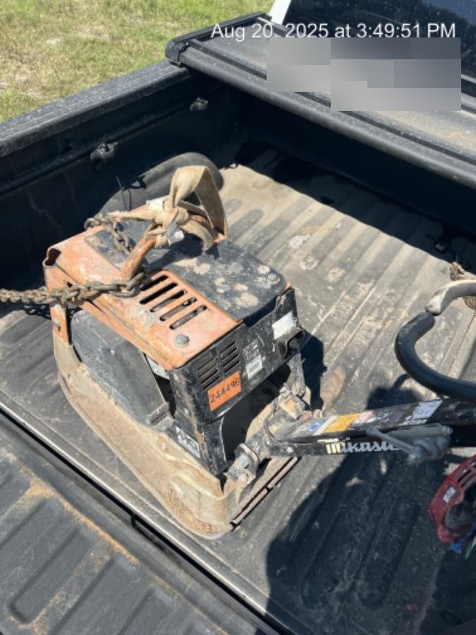 2022 Multiquip MVH158 Honda GX200, 17" Plate, Gas