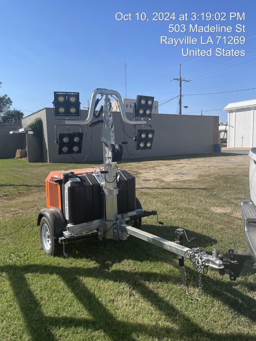 2024 Wanco WLTT-4MM4K Diesel, Deep Sea Controller, Shore Power Plug, Auto Start, (4) 350W LED Floodlights, 4kW Generator, 60 Gal Fuel Tank, 2" Ball, T3